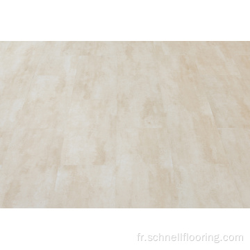 Plancher LVT rigide en plastique de vinyle de grain de pierre de luxe